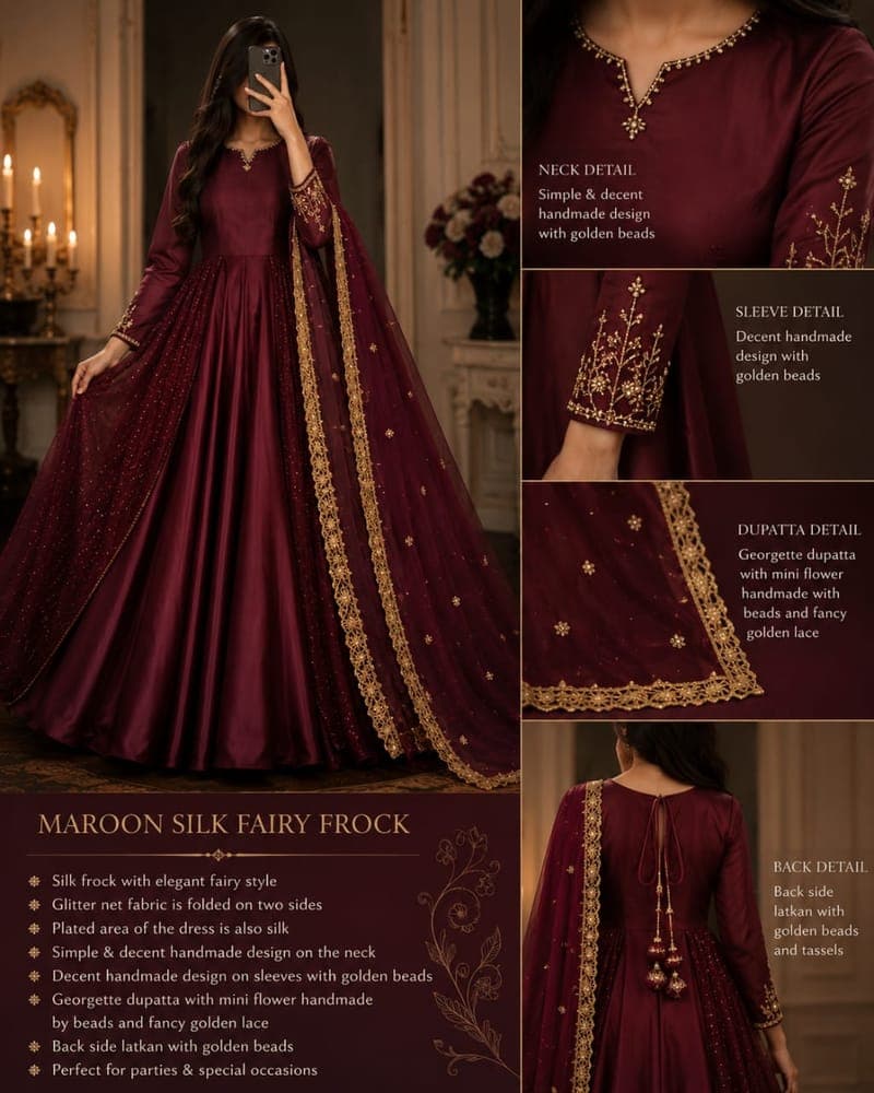 Anum Sapphire Mirage - Handcrafted Pakistani Casual by AYSAL