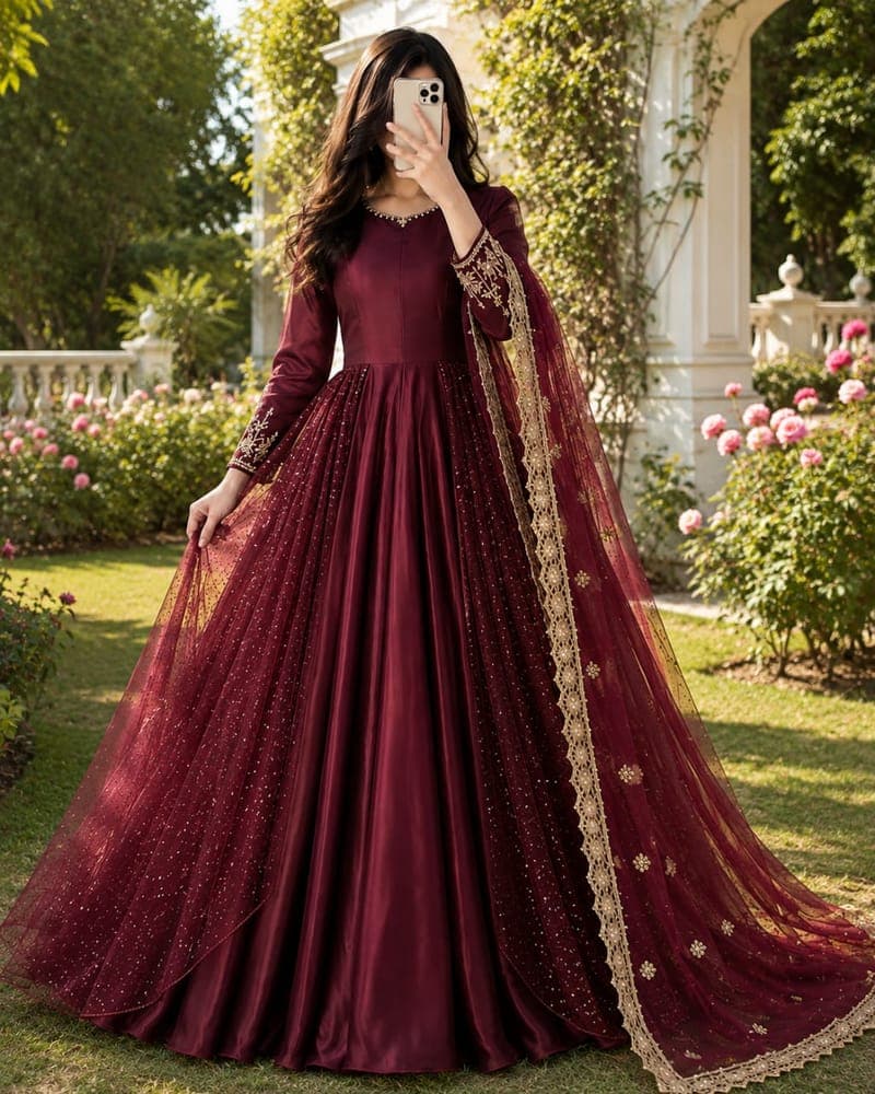 Nimra Diamond Aura - Handcrafted Pakistani Signature Dress by AYSAL